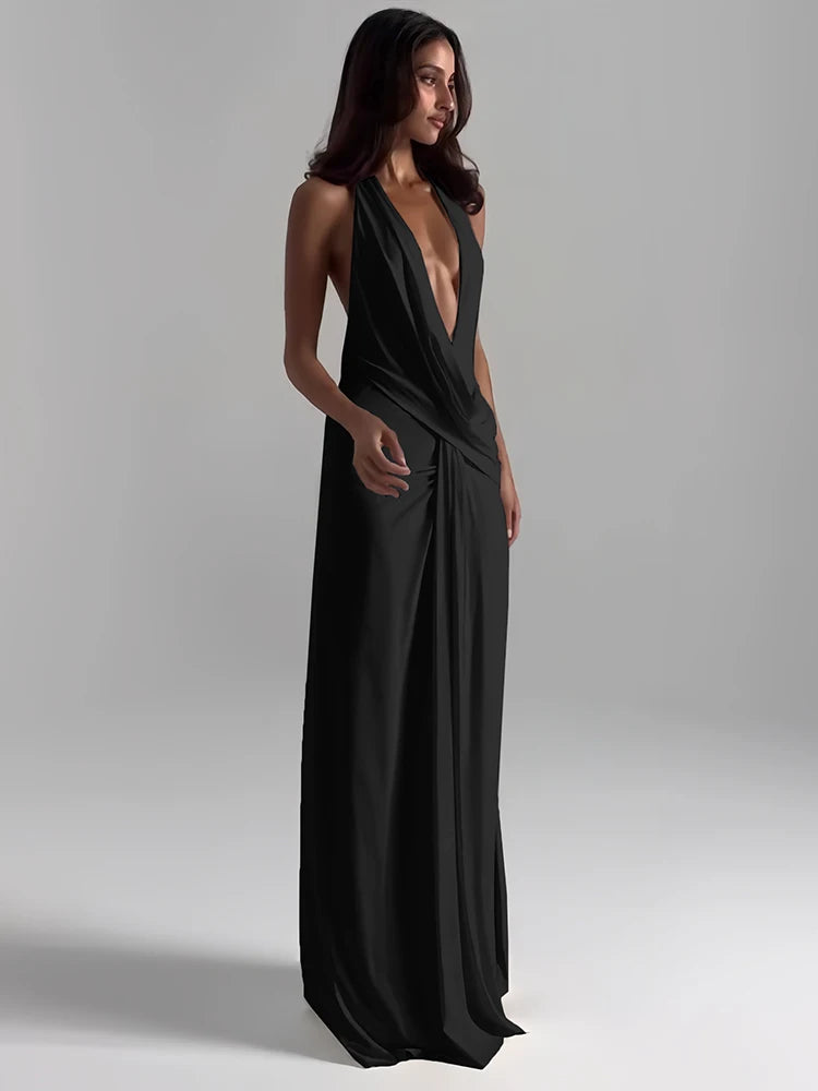 Backless Evening Dress