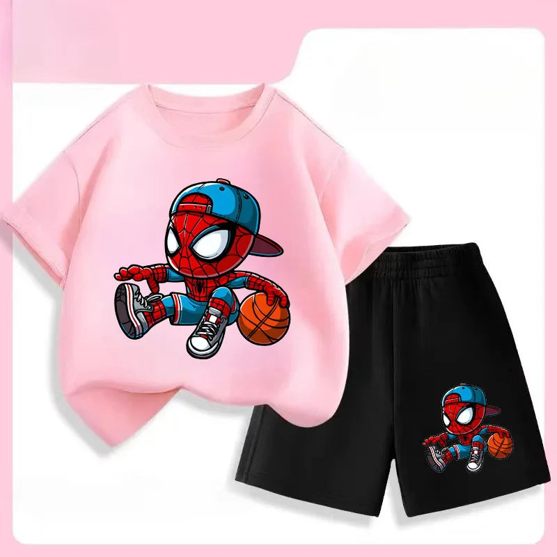 Spiderman boys summer set