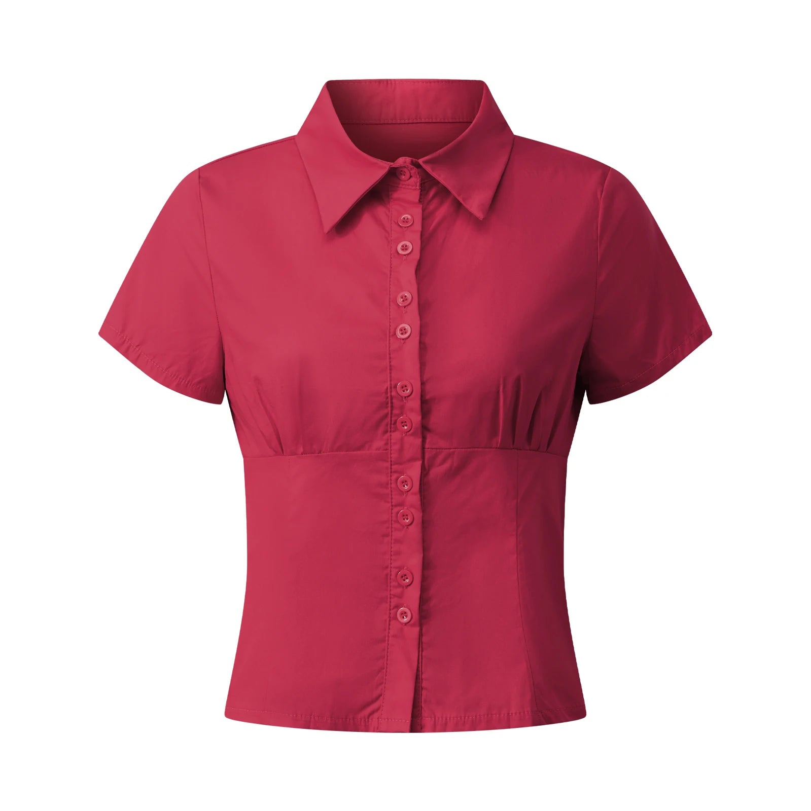 Women's White Button Up Shirt