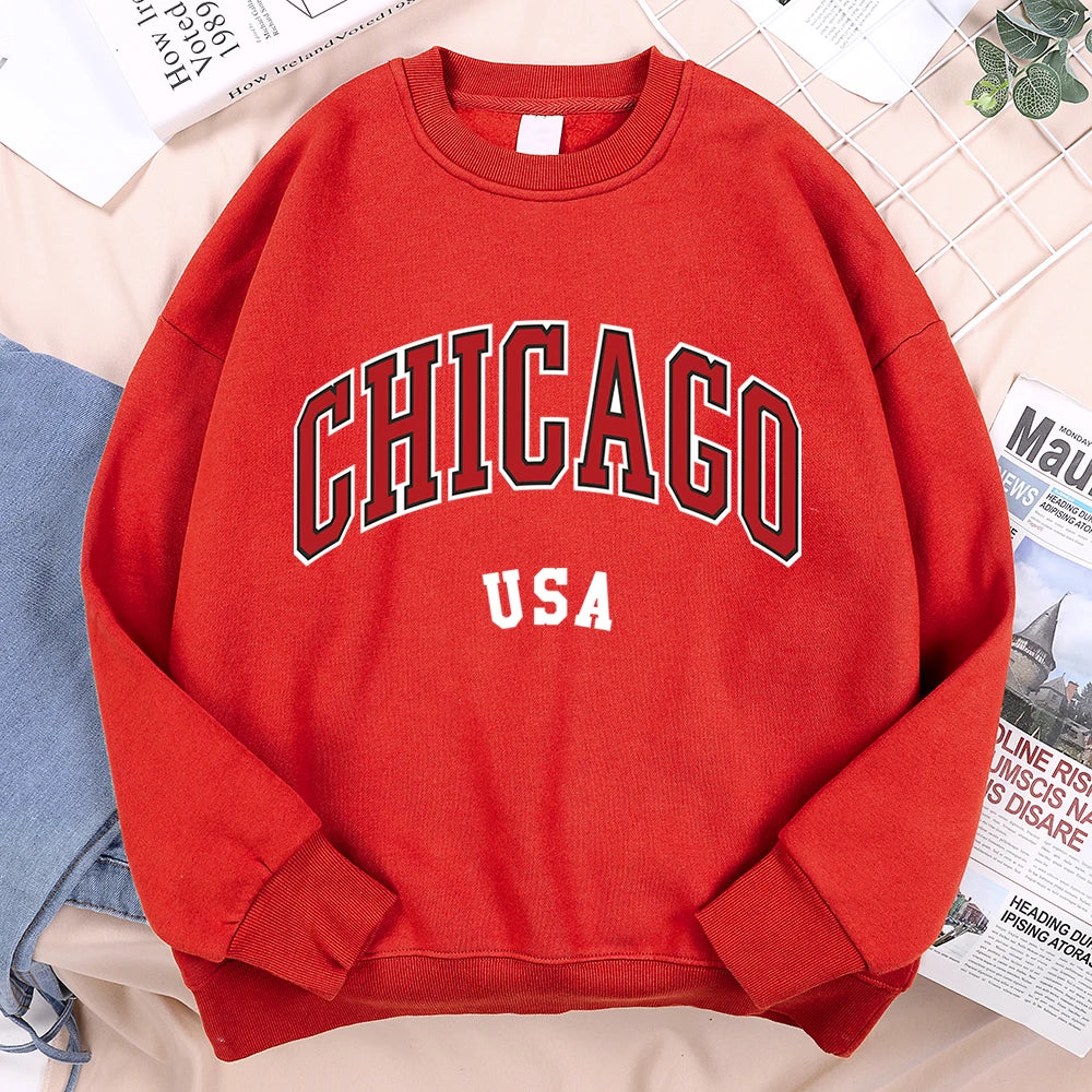 Men’s Chicago USA Graphic Fleece Sweatshirt