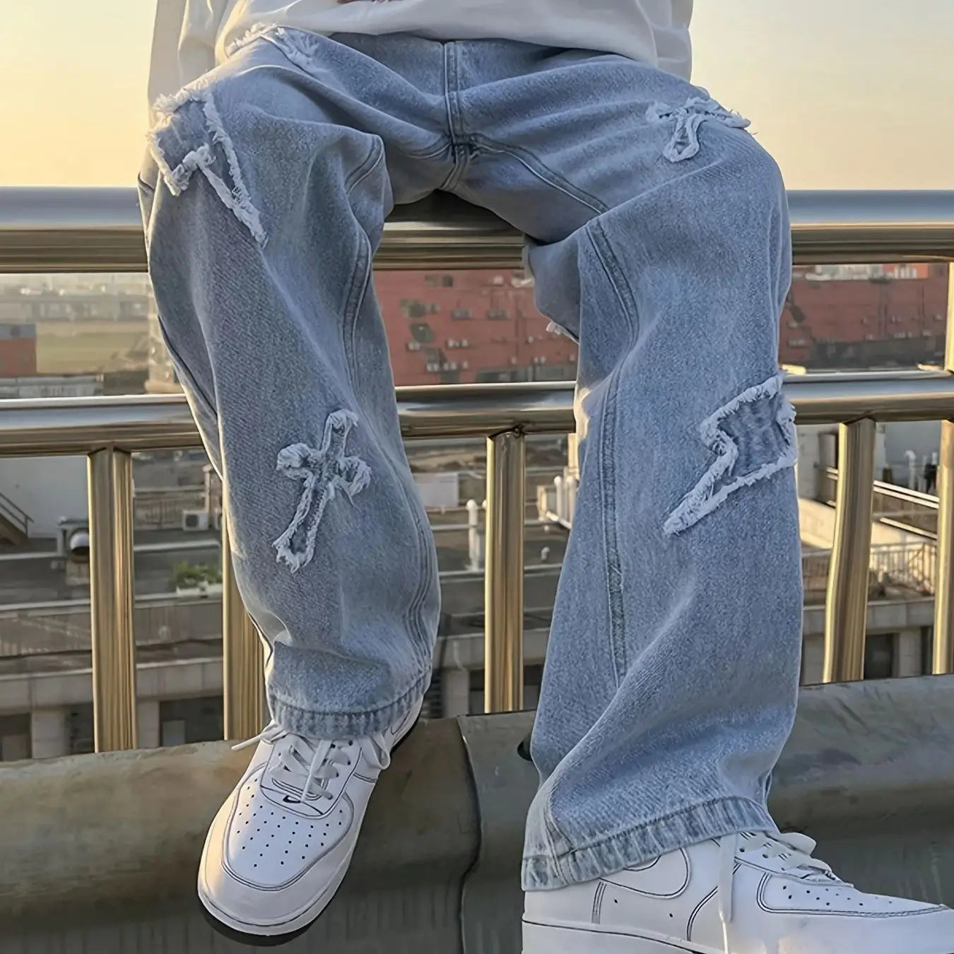 Lightning Patch Jeans