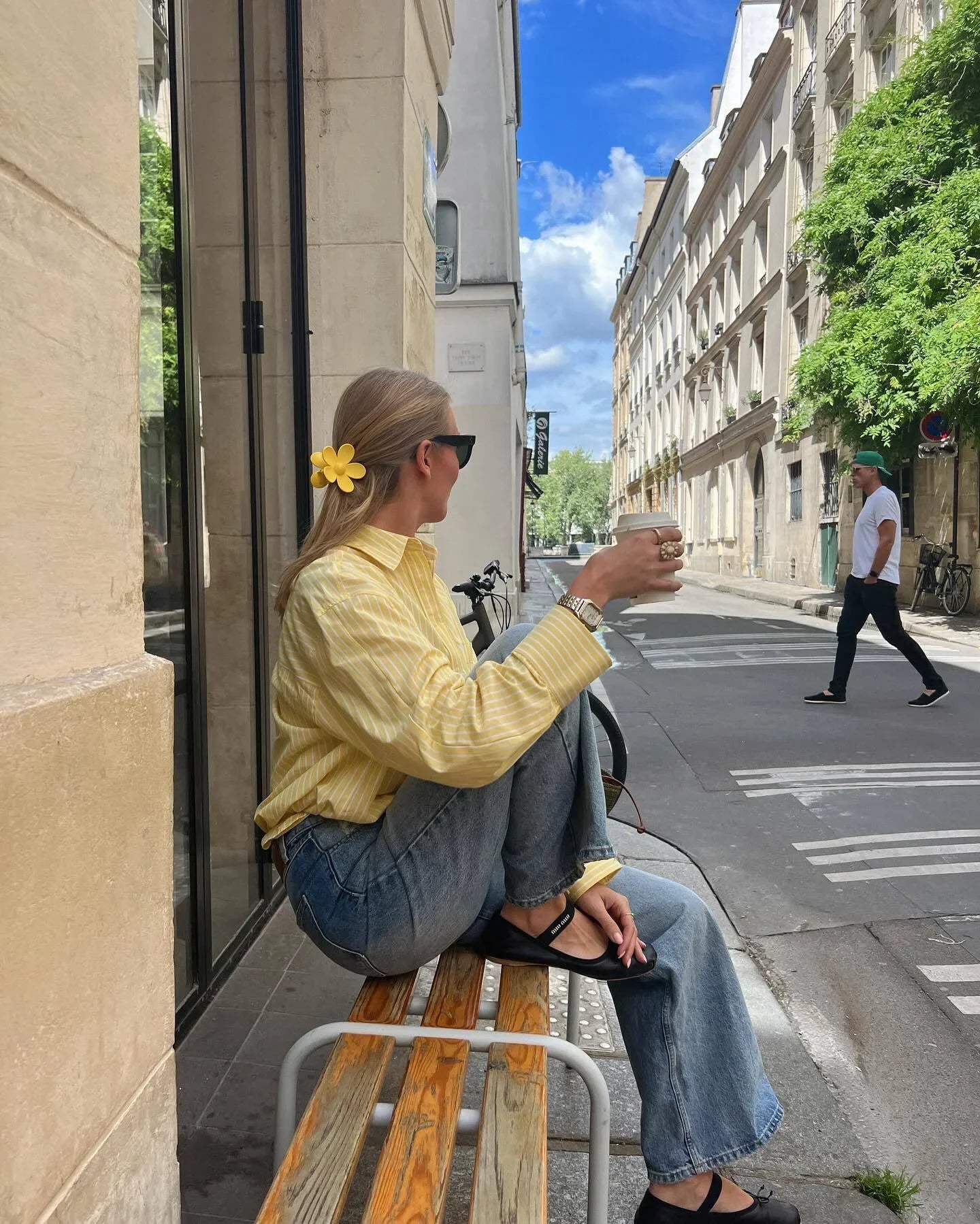 Striped Office Blouse