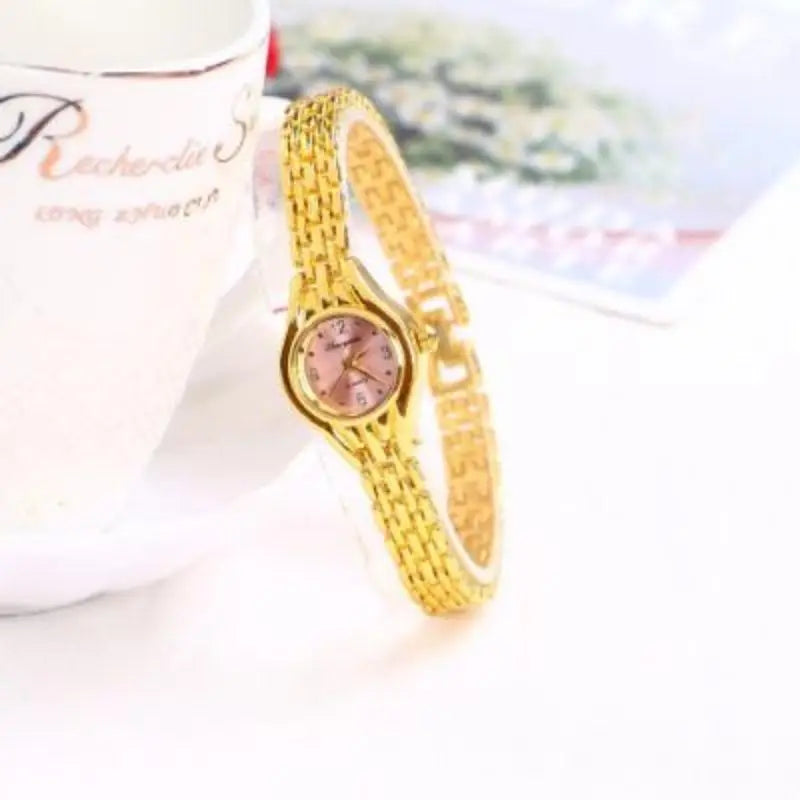 Women’s Gold Bracelet Quartz Watch