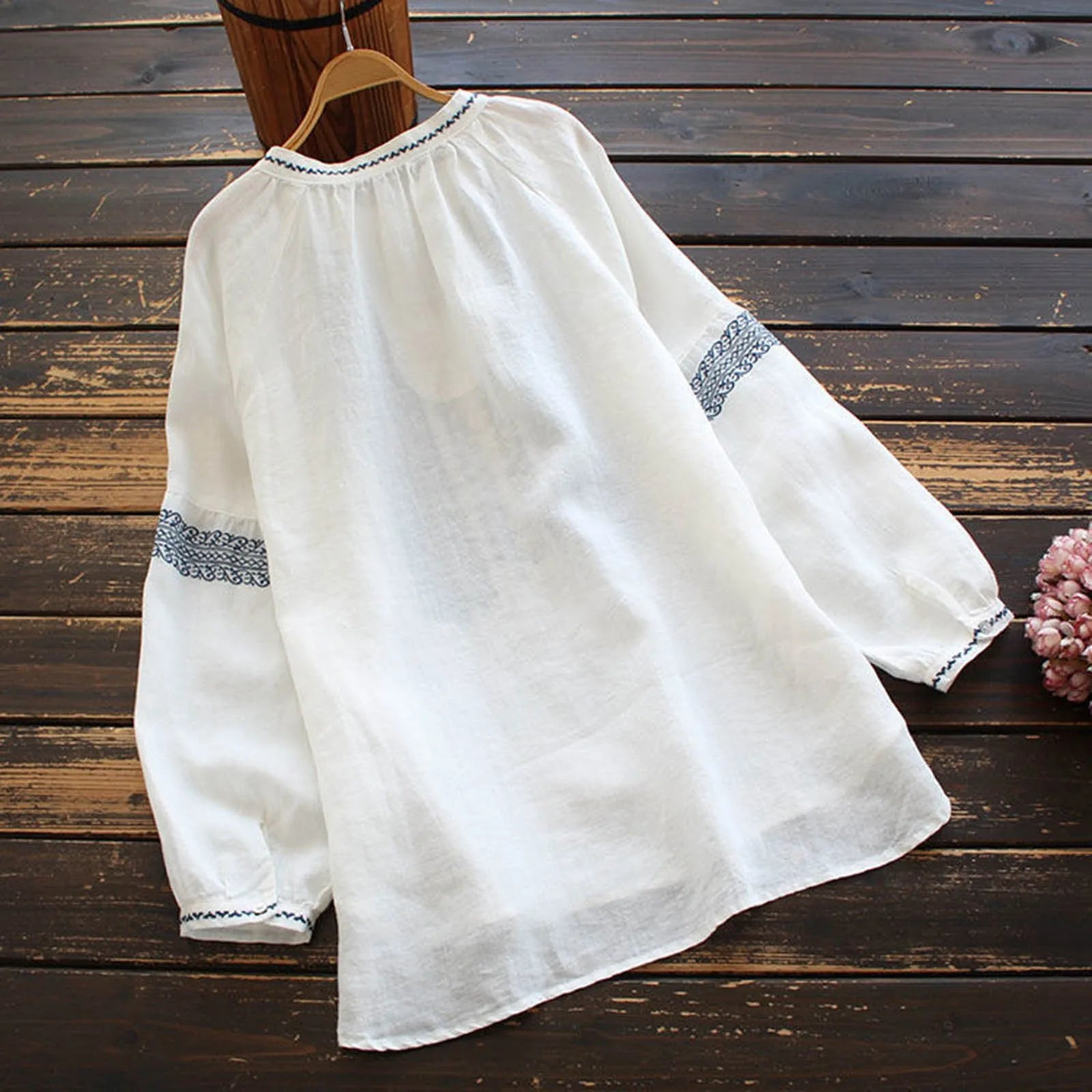 Women's Vintage Ethnic Cotton Blouse