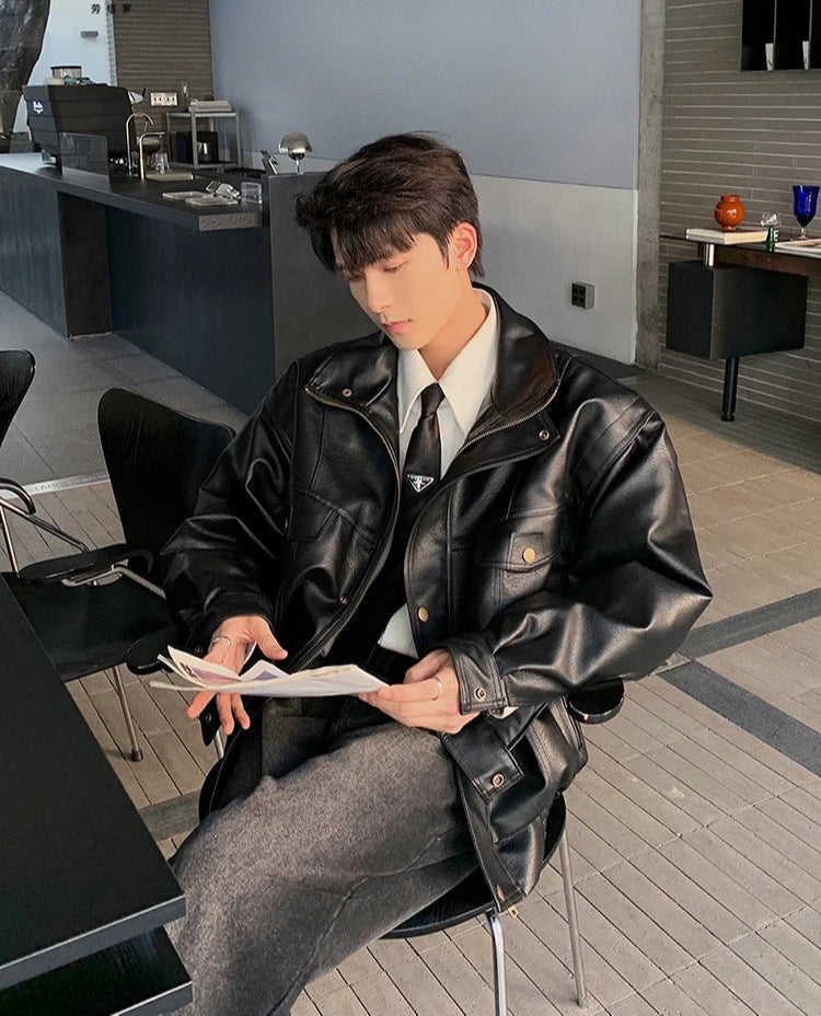 Men’s PU Leather Jacket