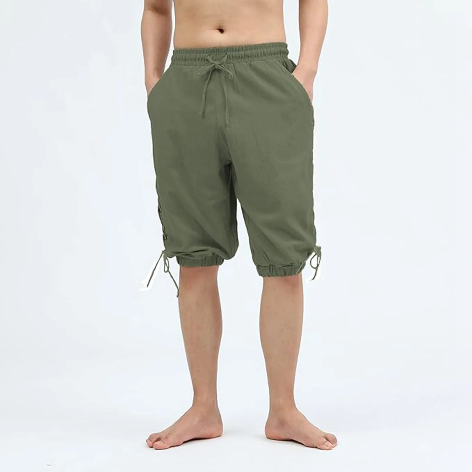 Men's Elastic Waist Shorts