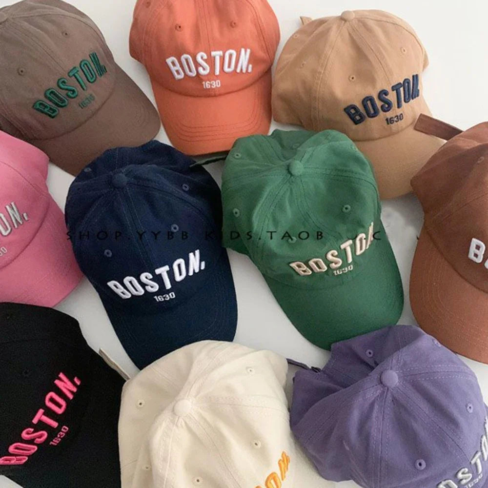 Kids Letter Baseball Cap