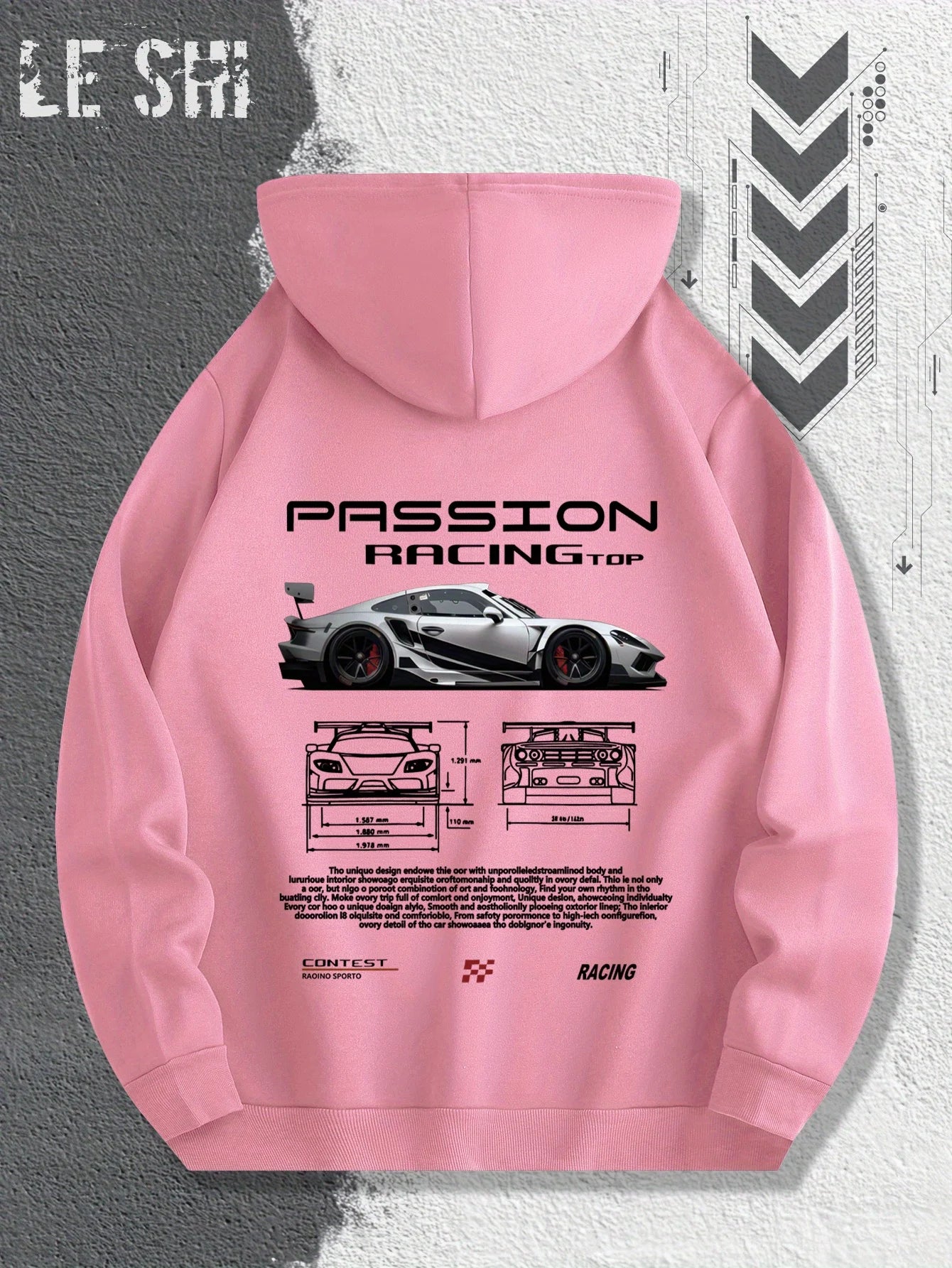 Racing Graphic Hoodie