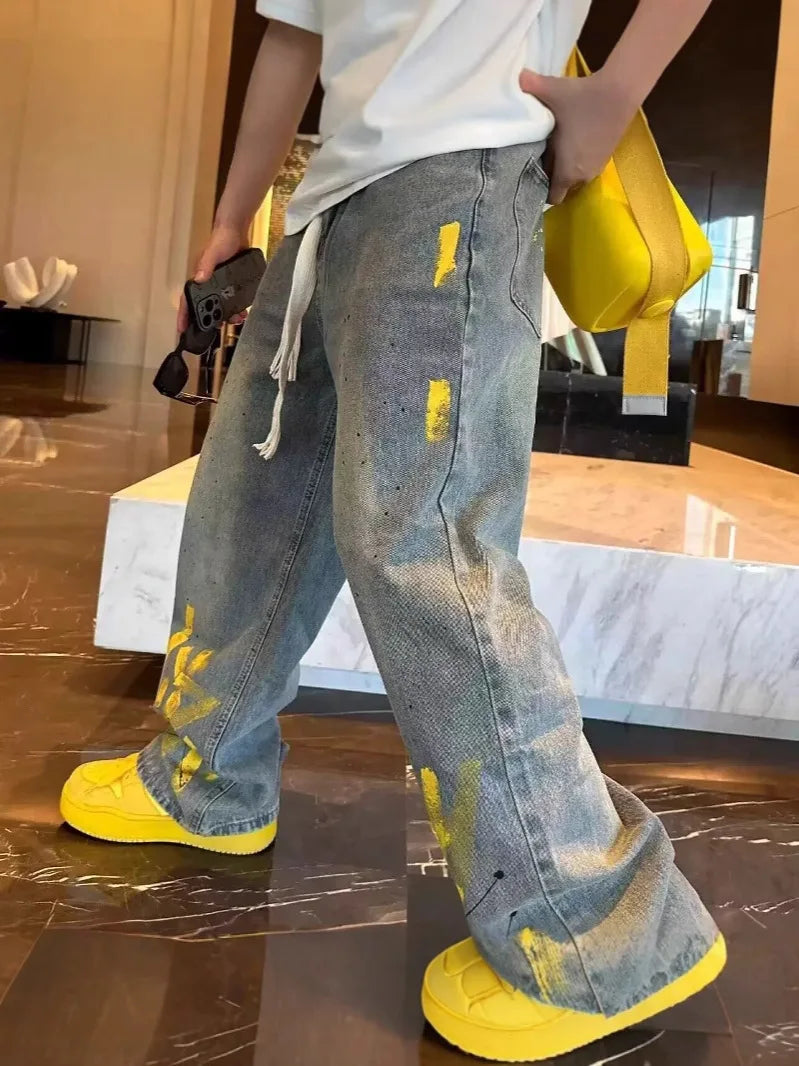 Mens's Jacquard Jeans