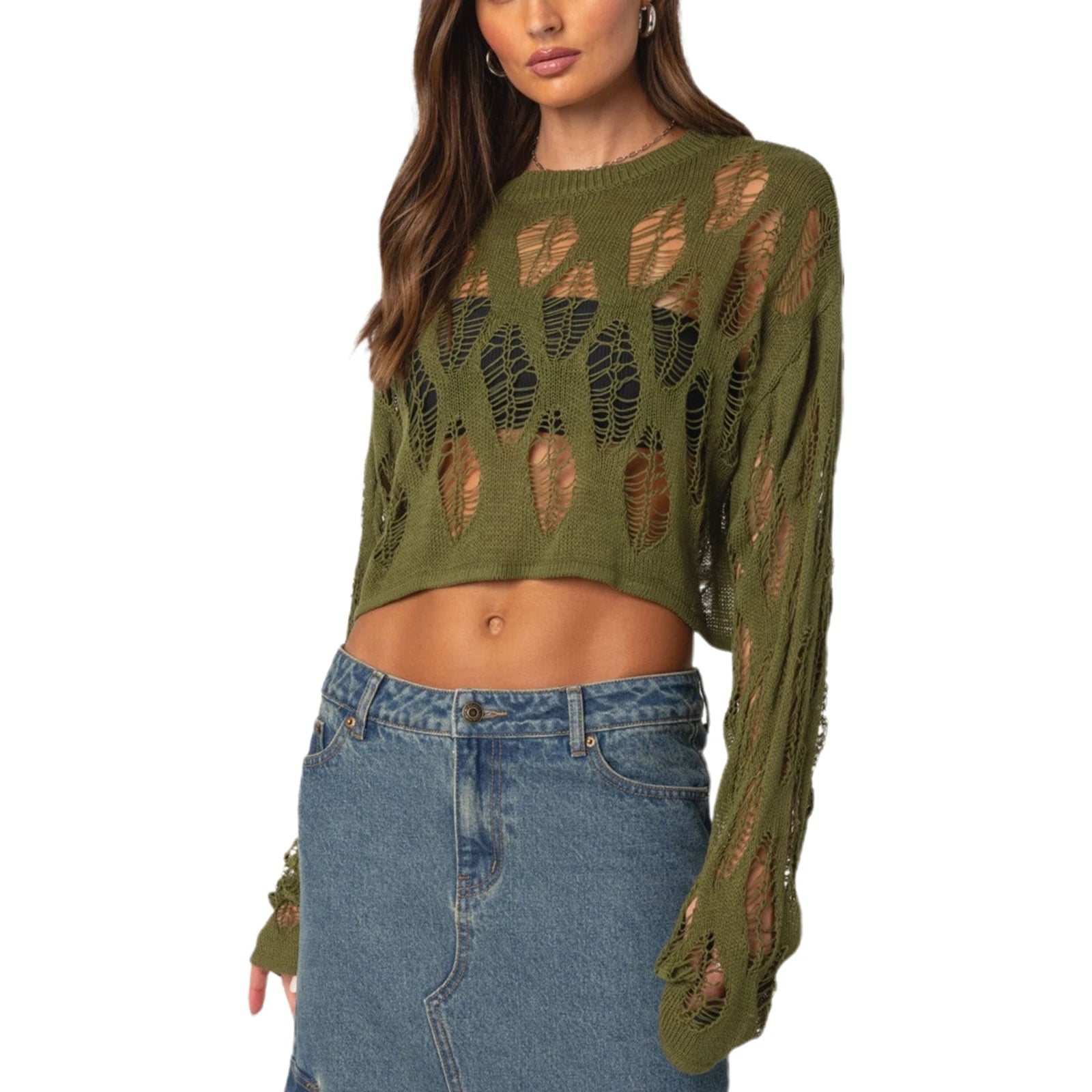 Knit Crop Turtleneck