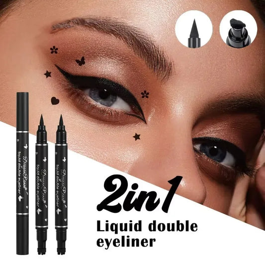 2-in-1 Waterproof Liquid & Pencil Eyeliner Pen