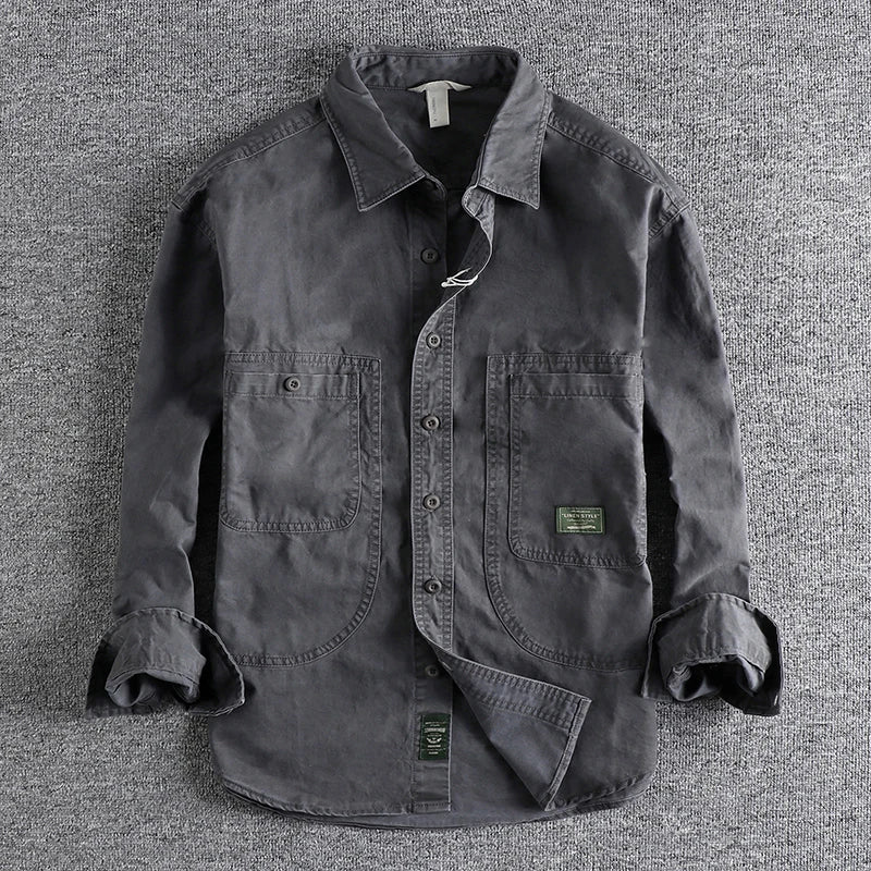 Men’s Tough Guy Heavyweight Washed Work Shirt