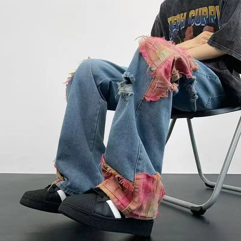 Flared Hip-Hop Jeans