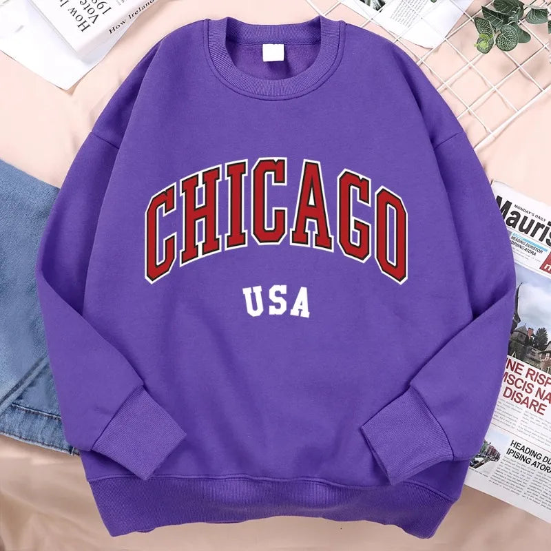 Men’s Chicago USA Graphic Fleece Sweatshirt