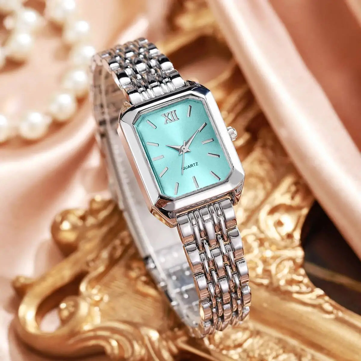 Elegant Rectangle Women’s Quartz Watch