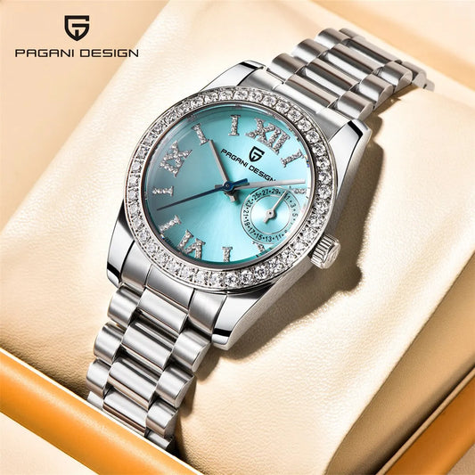 PAGANI DESIGN 32MM Women's Luxury Quartz Watch Waterproof Fashion Sapphire
