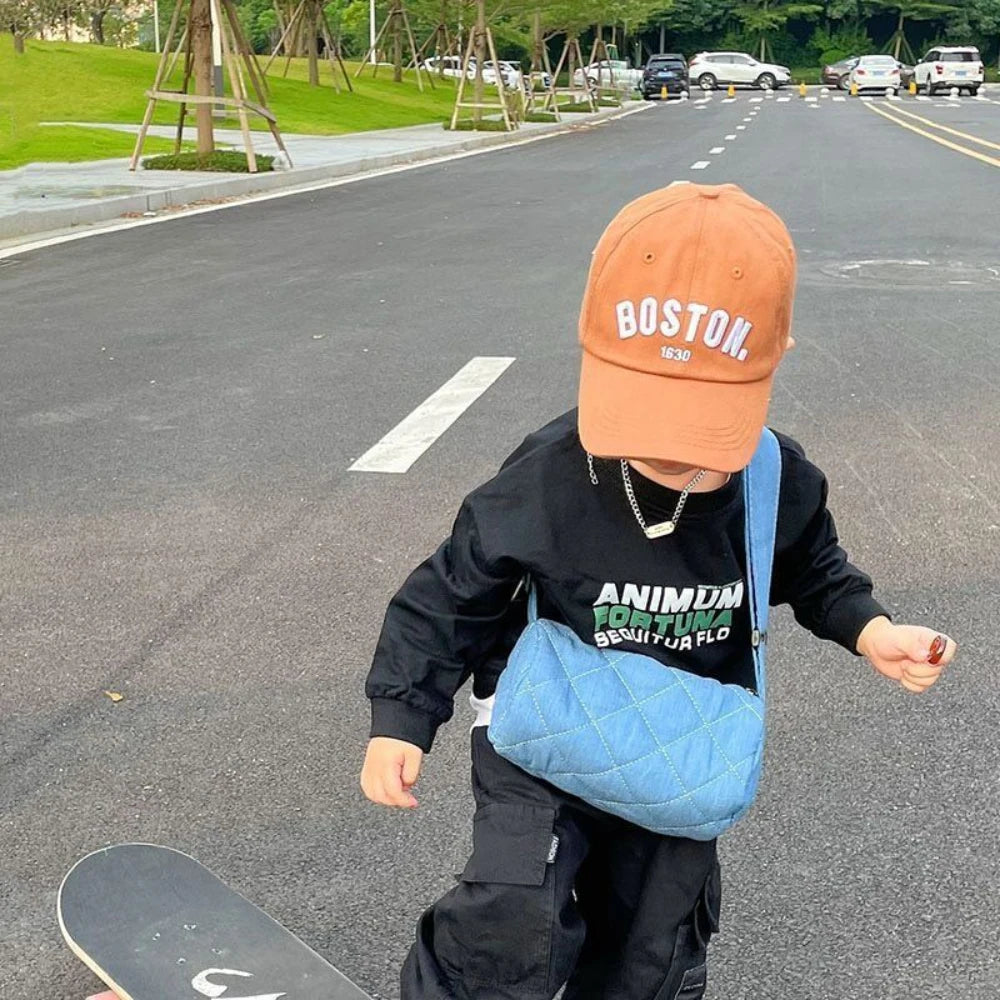 Kids Letter Baseball Cap