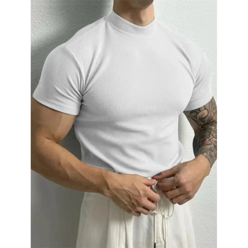 Elastic Stripe Men’s T-Shirt