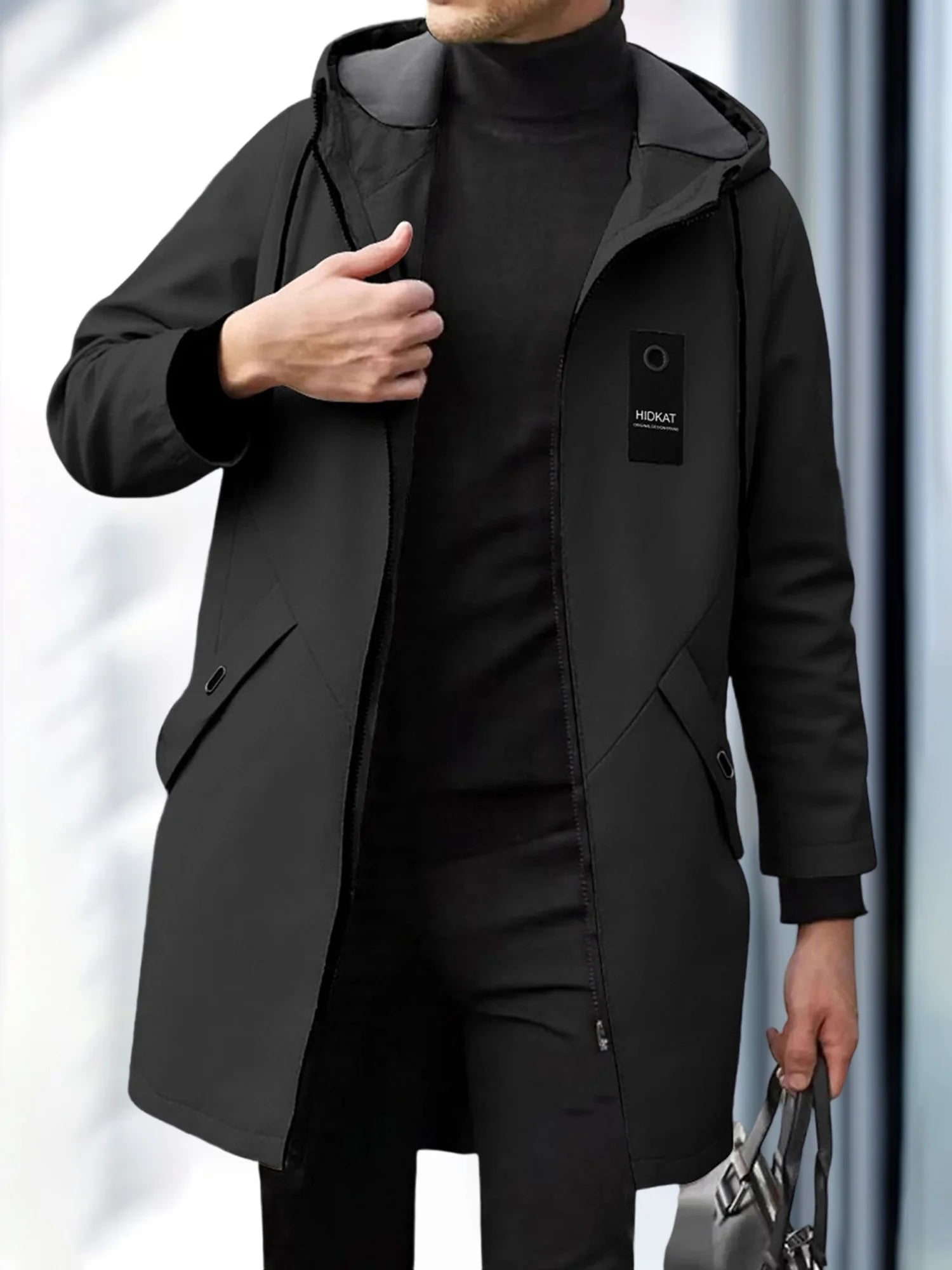 Men's Double-Breasted Trench