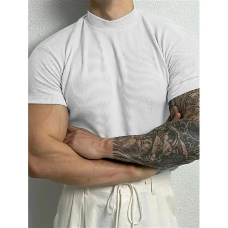 Elastic Stripe Men’s T-Shirt