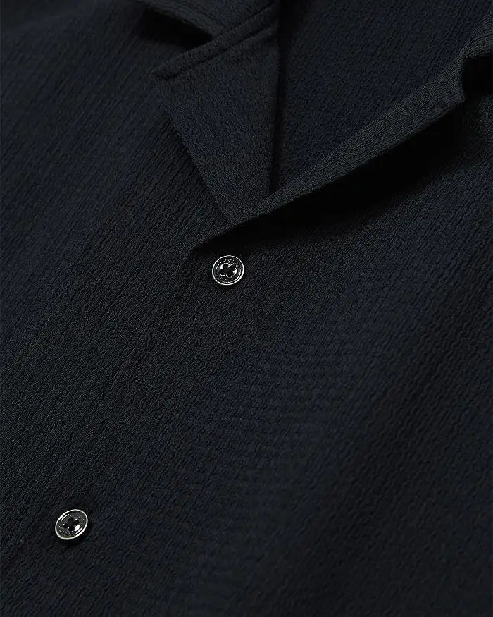 REISS | Textured Cuban Shirt