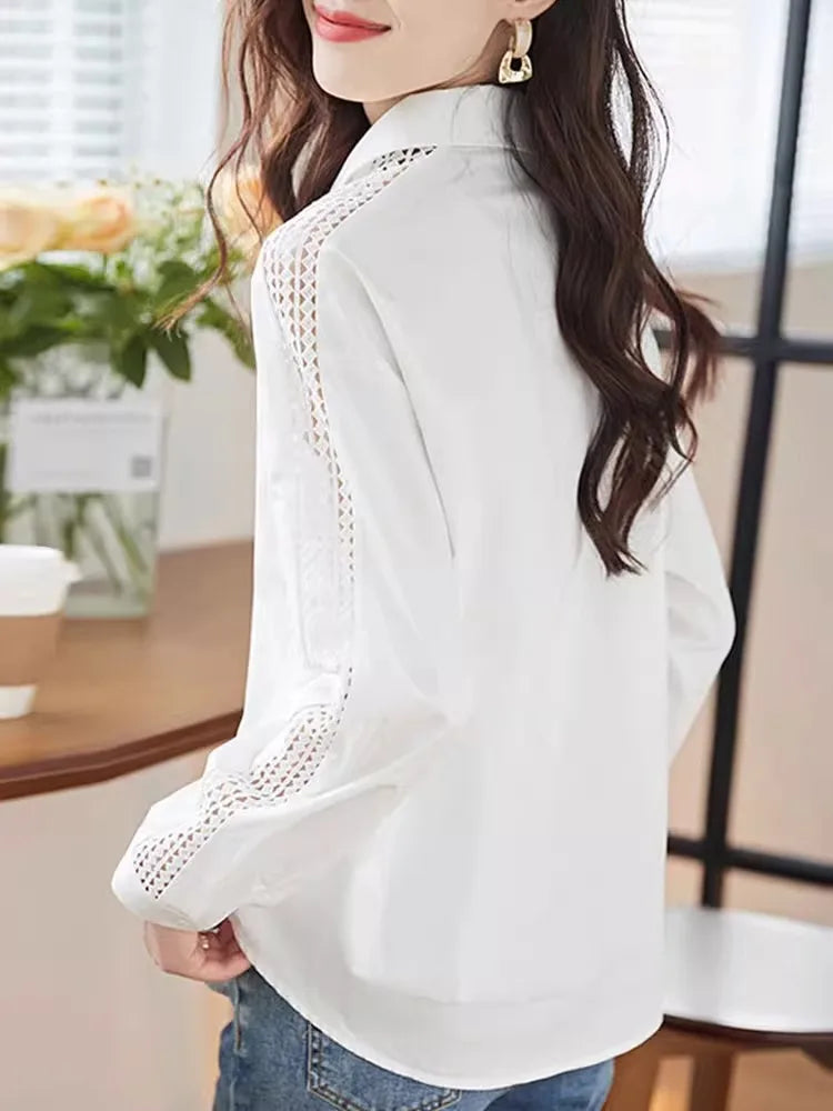 Women's Hollow Out Shirt