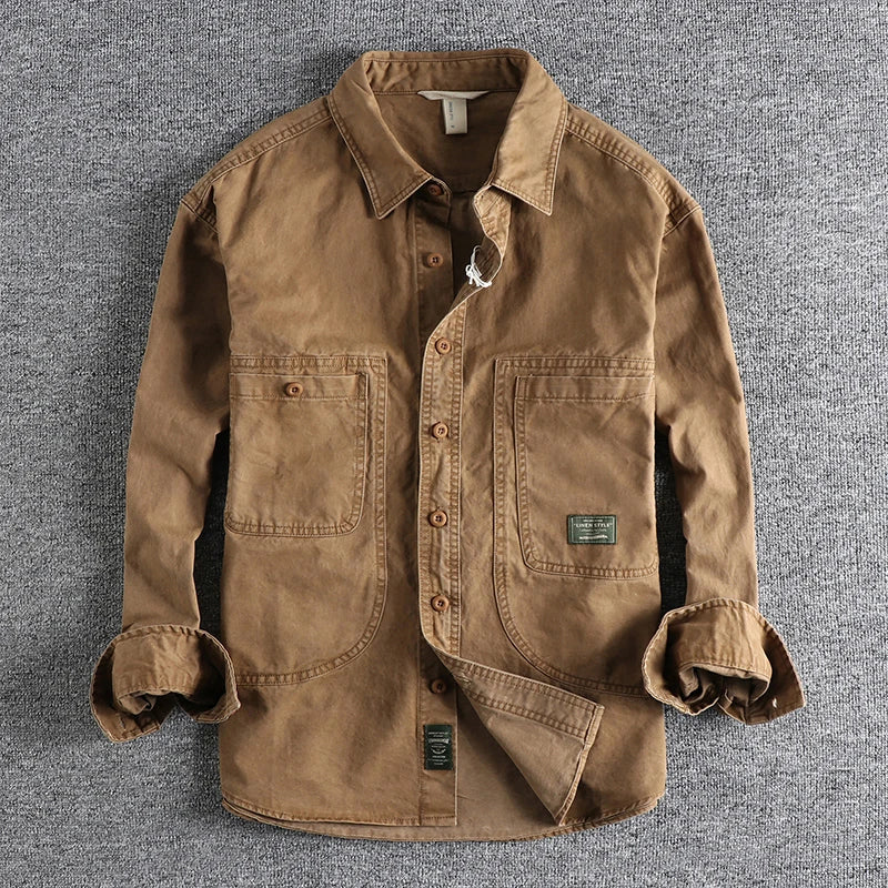 Men’s Tough Guy Heavyweight Washed Work Shirt