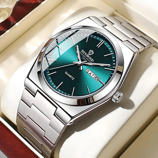 UTHAI Luxury Stainless Steel Men’s Quartz Watch