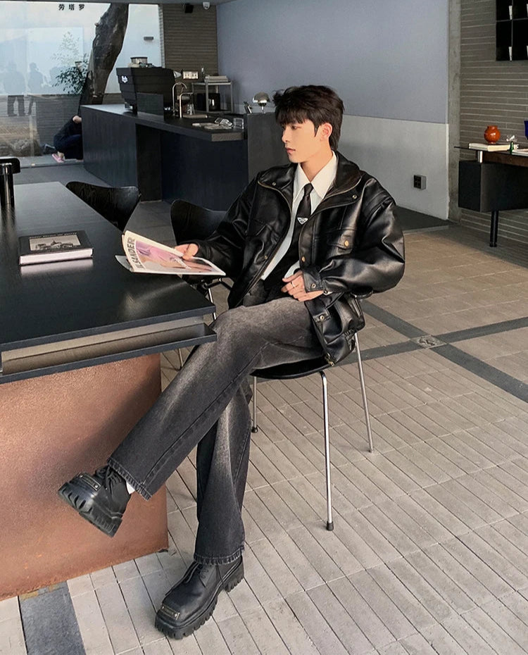 Men’s PU Leather Jacket