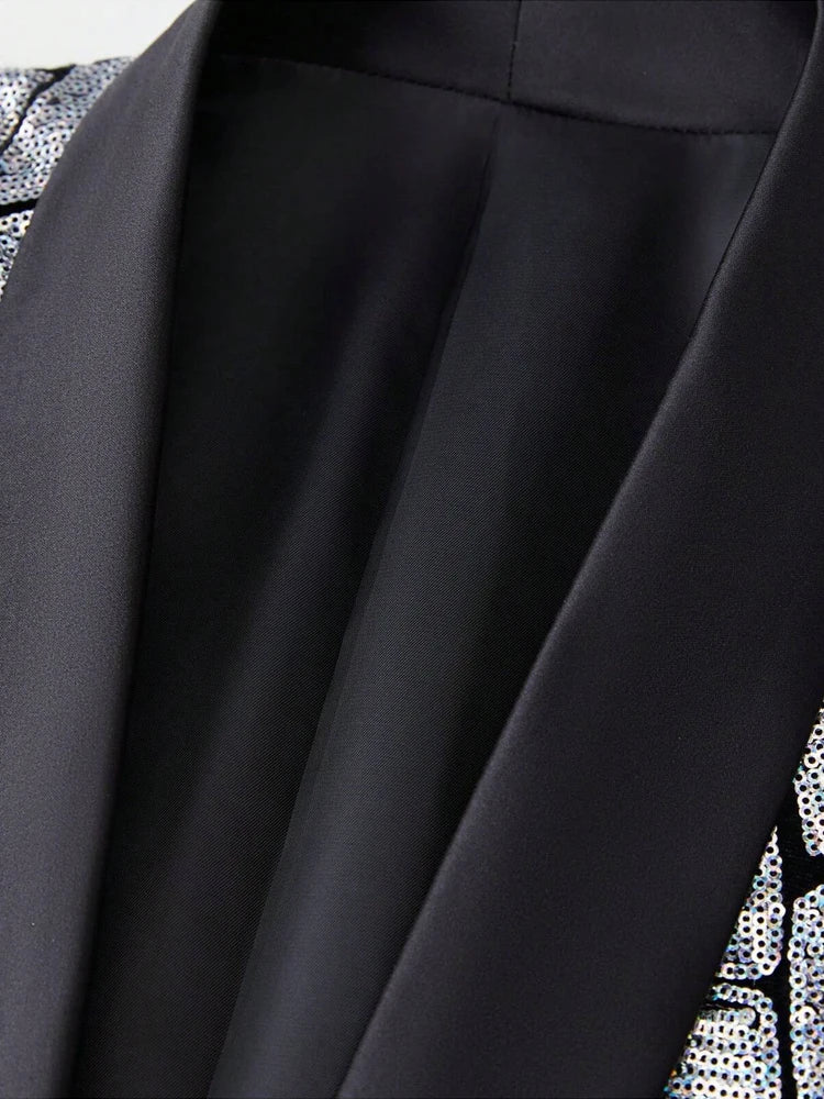 Sequin Tailcoat Jacket