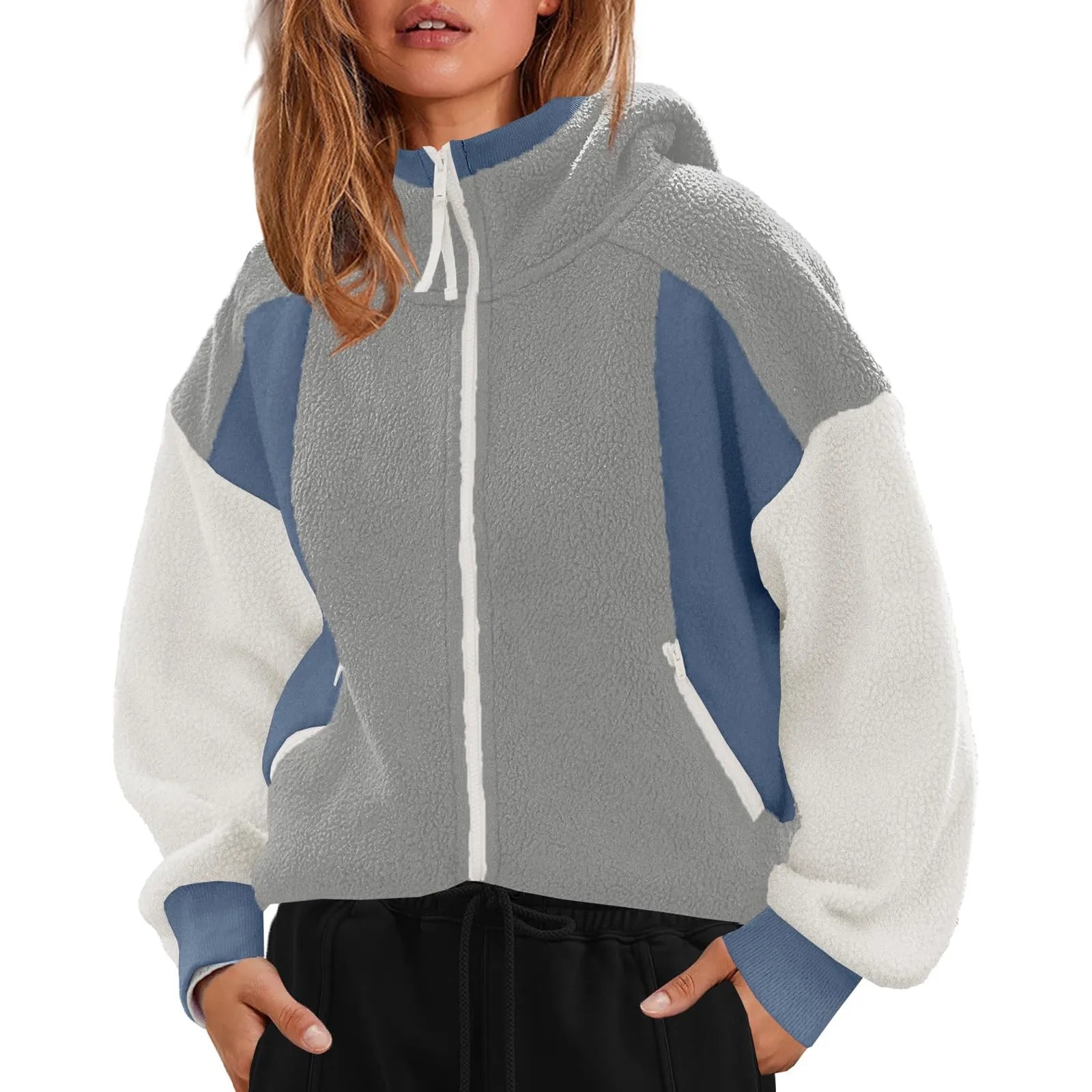 Women Fleece Overcoat