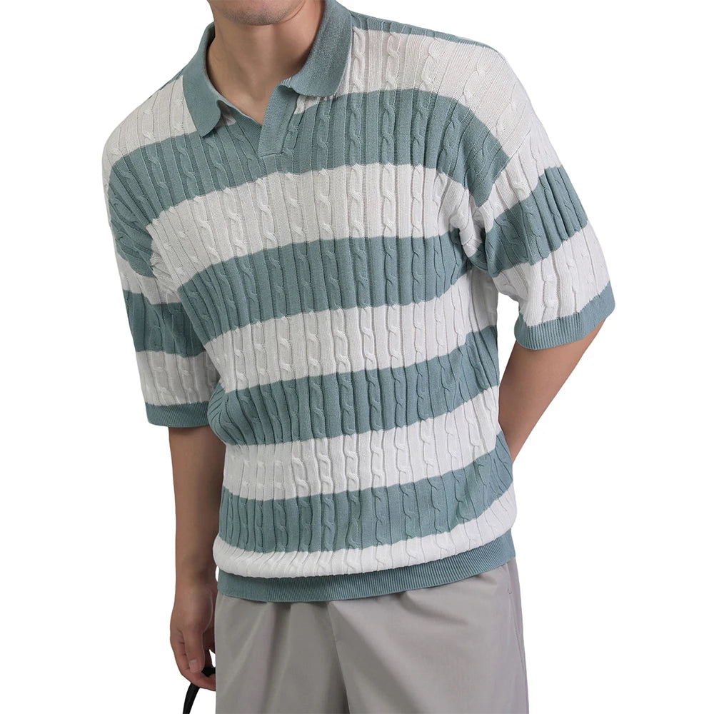 Retro Knit Polo