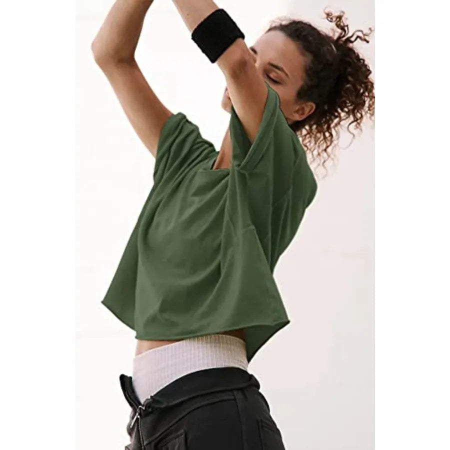 Women's Oversized Crop T-Shirt