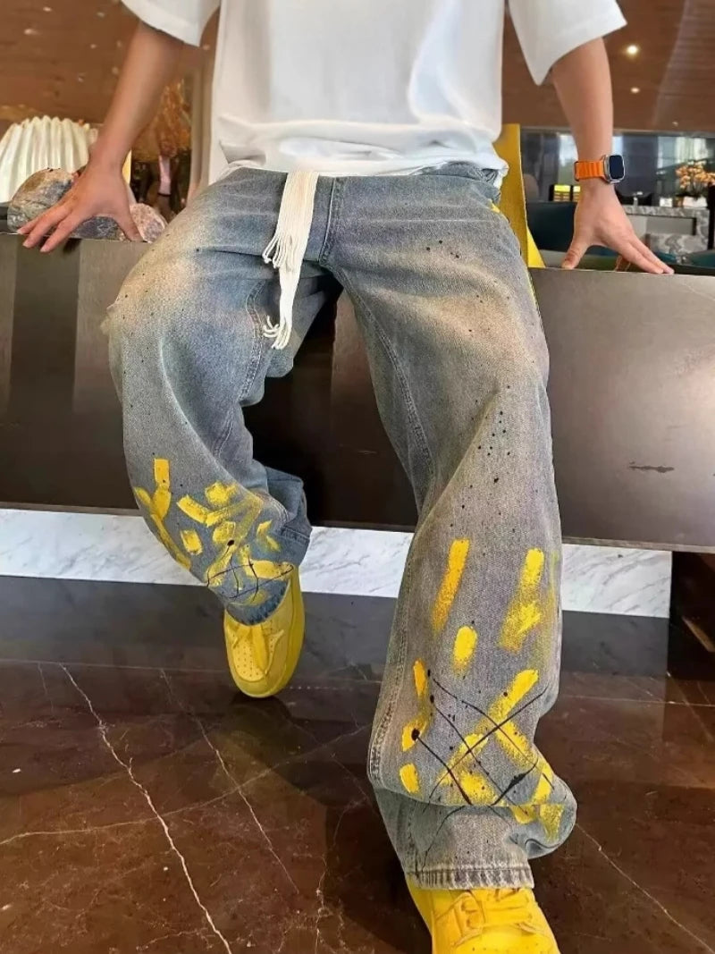 Mens's Jacquard Jeans