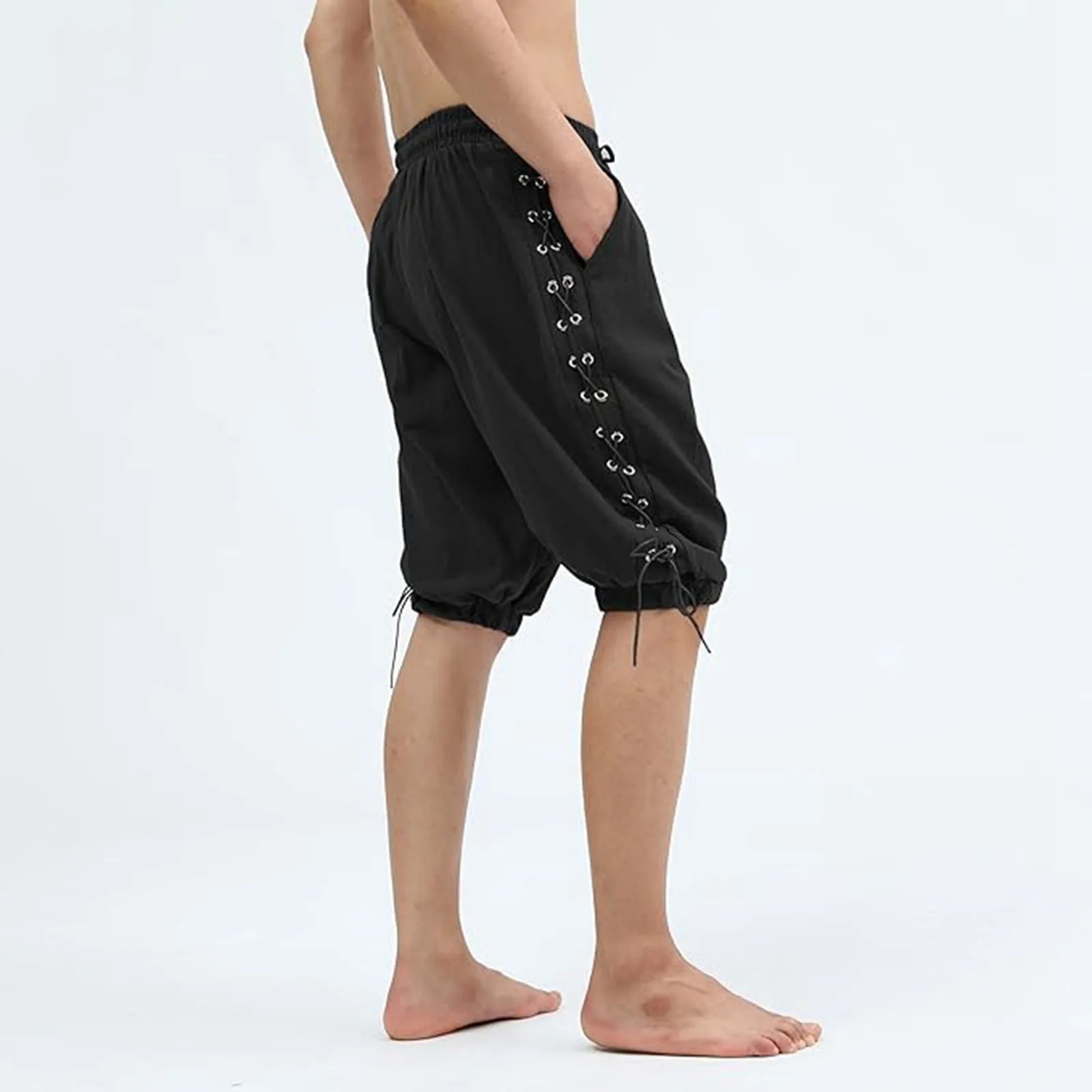 Men's Elastic Waist Shorts