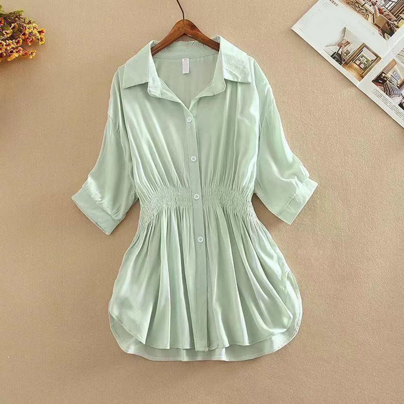 Ruffled Office Shirt