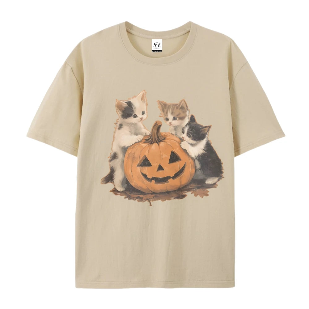 Kitty Pumpkin Tee