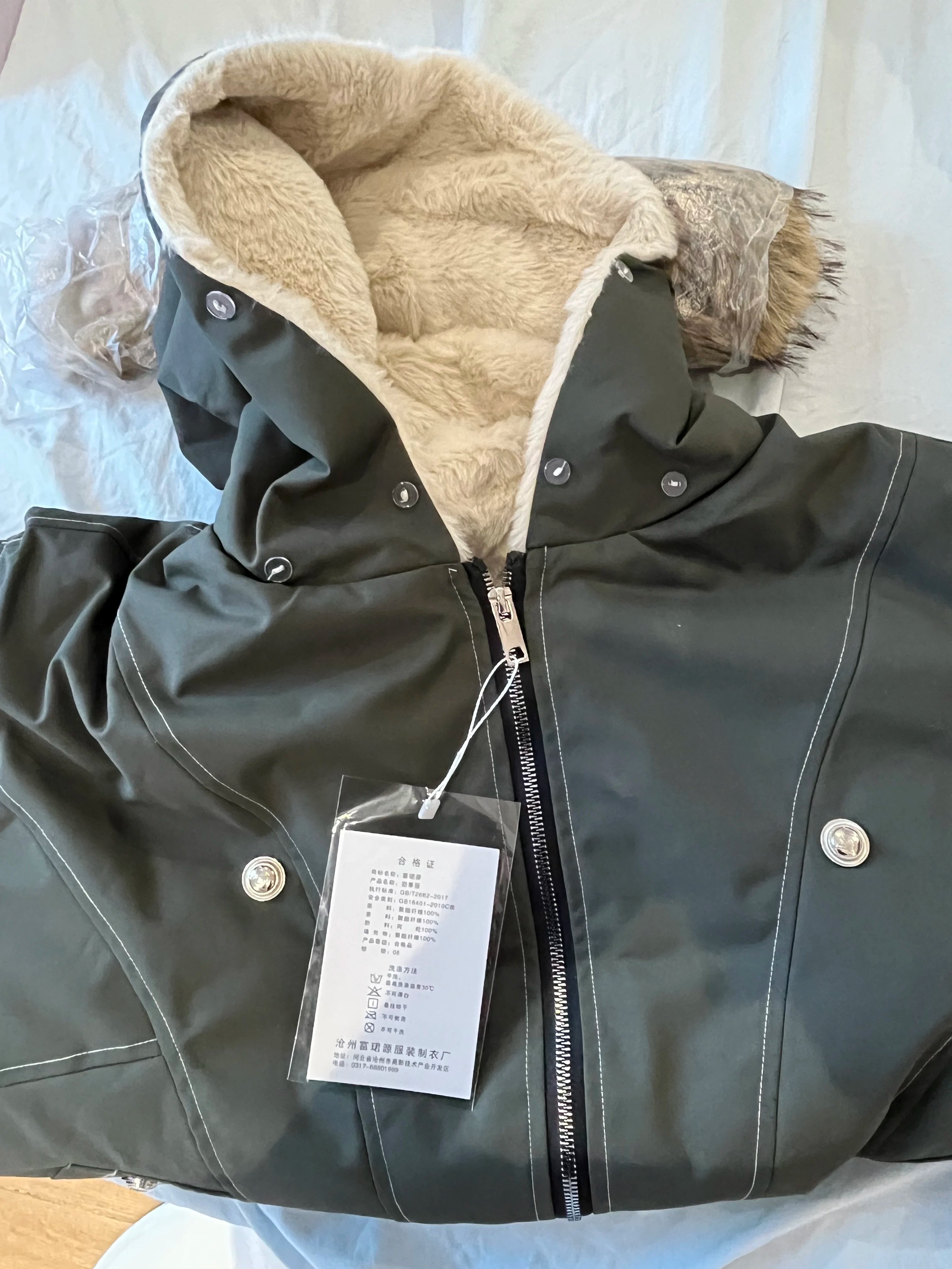 Fur Collar Zip Hoodie