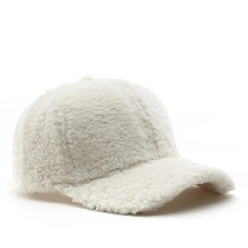 Lamb Wool Baseball Cap