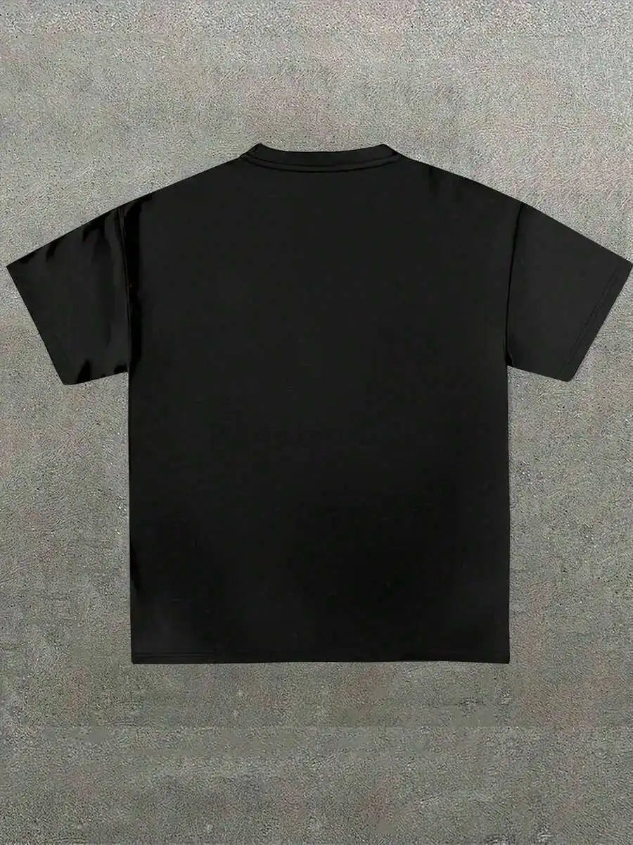 Men's Oversized Retro Graphic T-Shirt