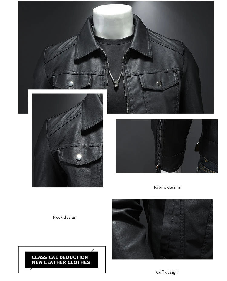 Men’s PU Leather Jacket