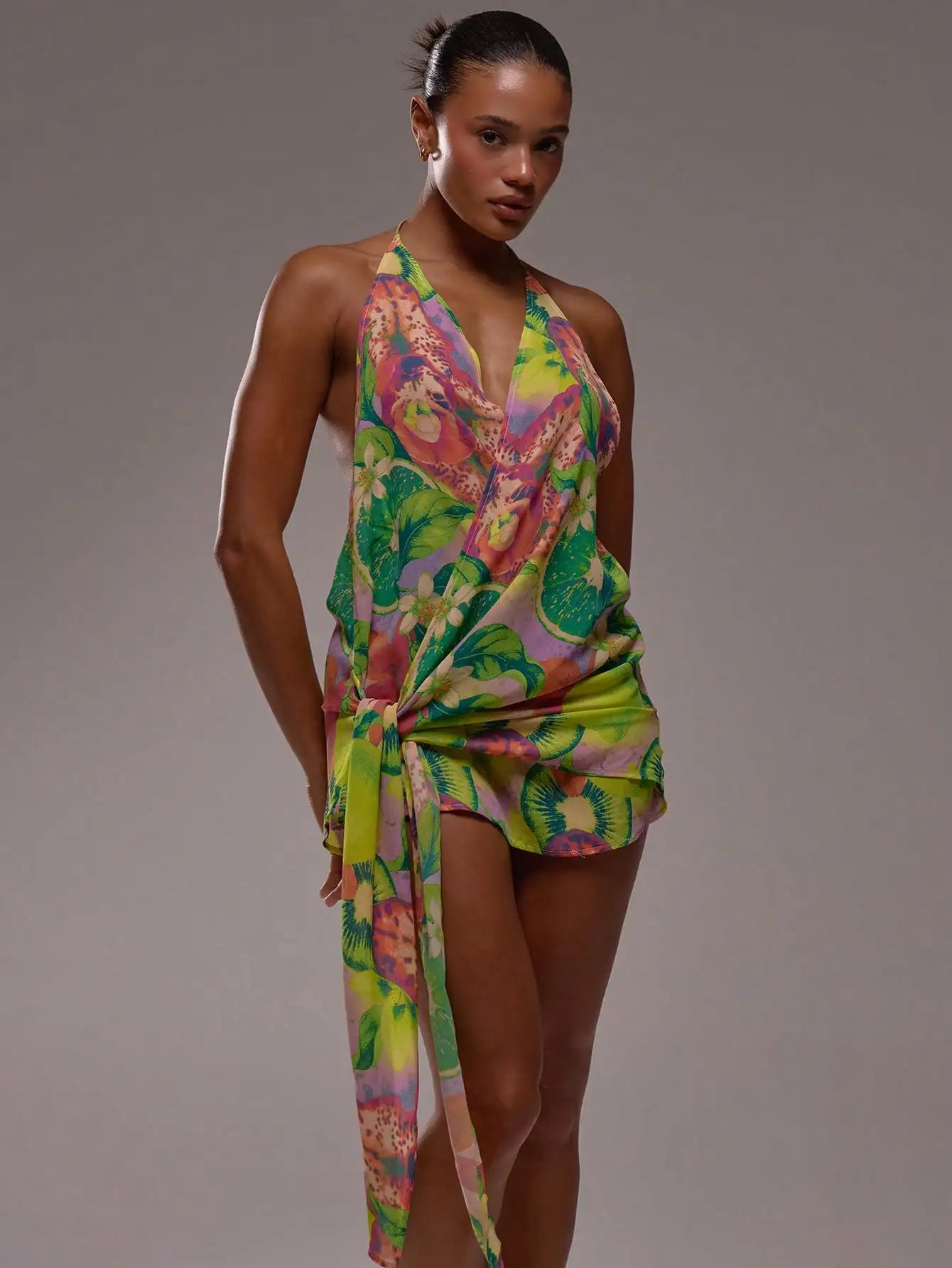 Women Mini Dress Beach Party