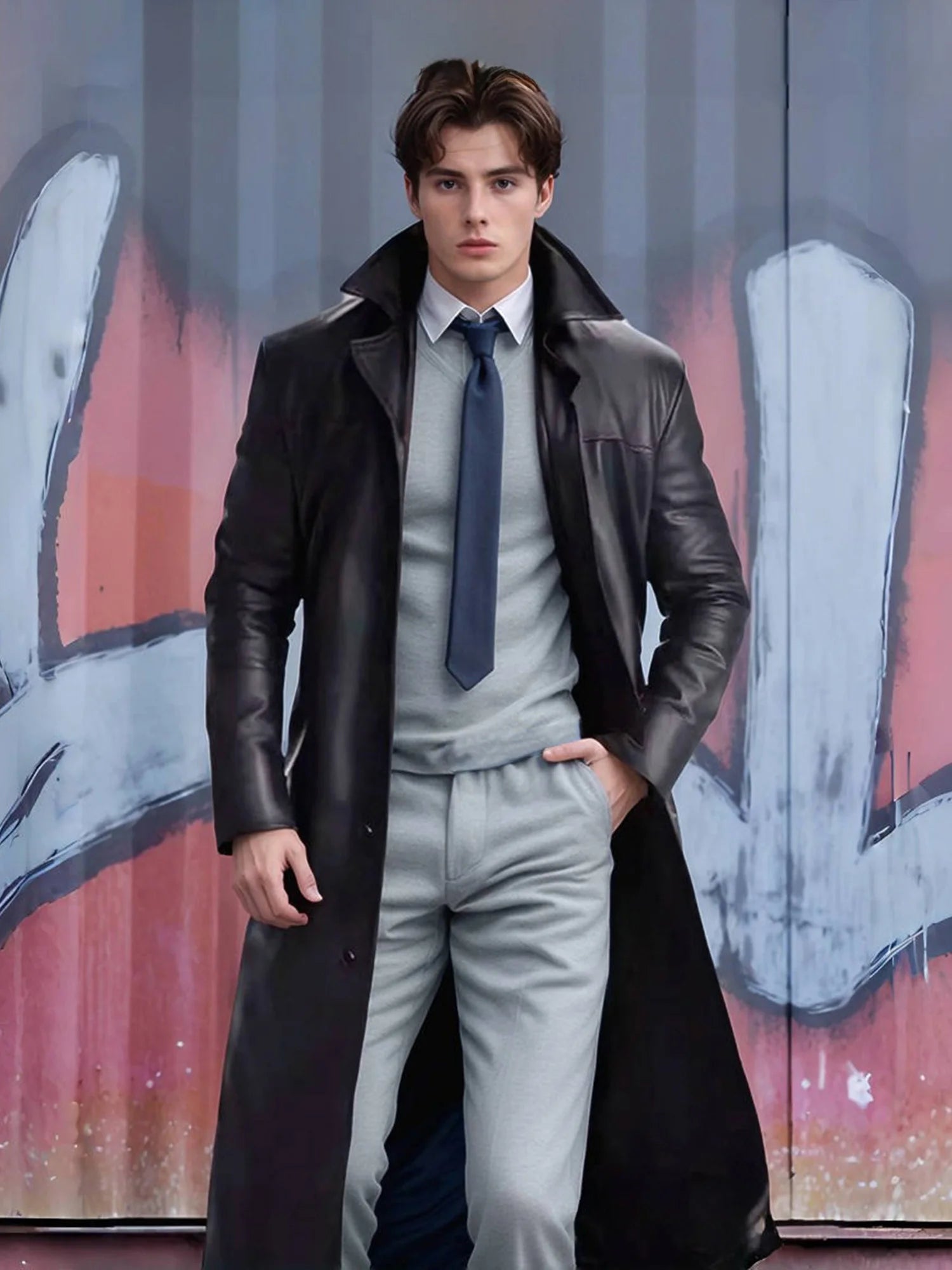Men’s Faux Leather Jacket