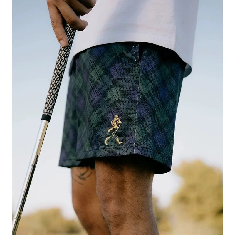 Golf Plaid Shorts