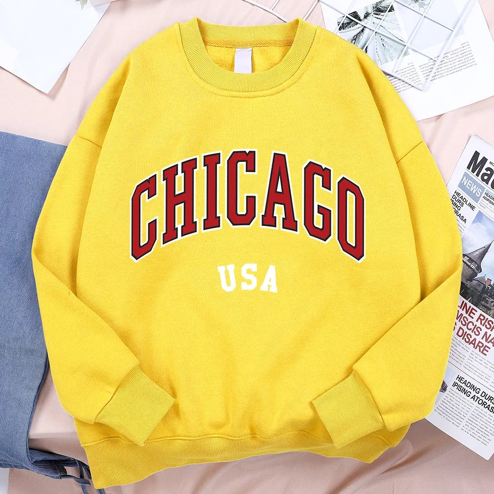 Men’s Chicago USA Graphic Fleece Sweatshirt