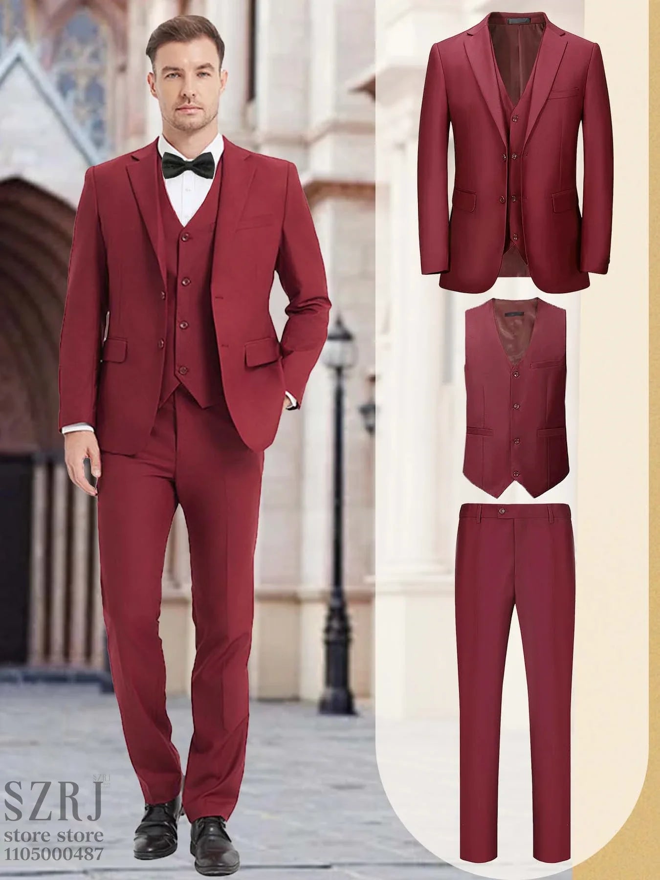 Two Button Suit Set