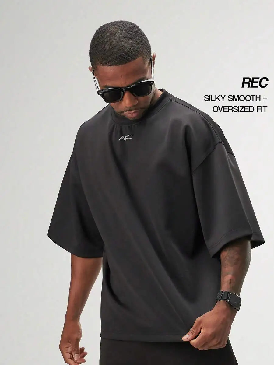 Men Oversized Box Fit Streetwear T Shirt
