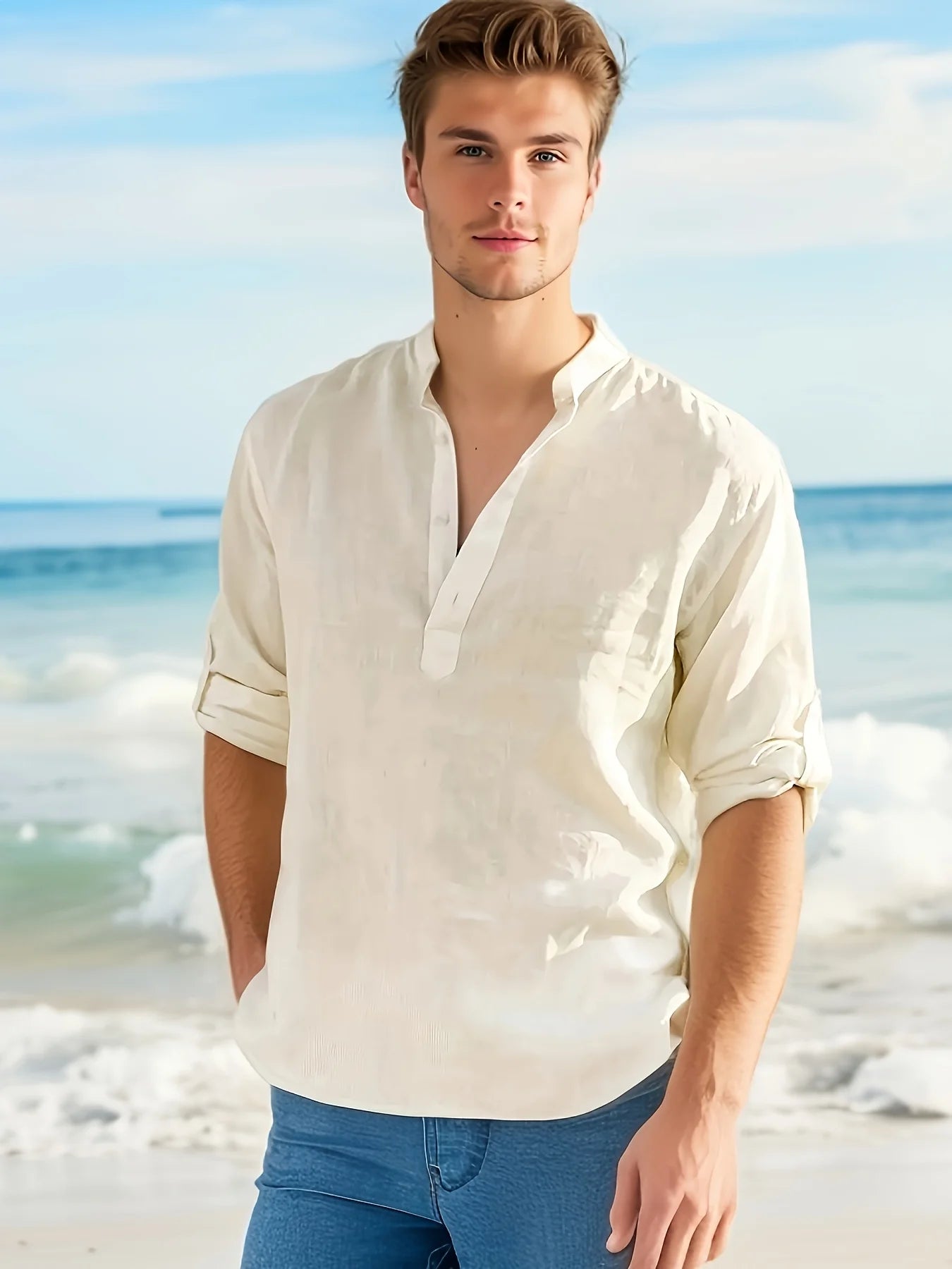 Linen Long Sleeve Shirt