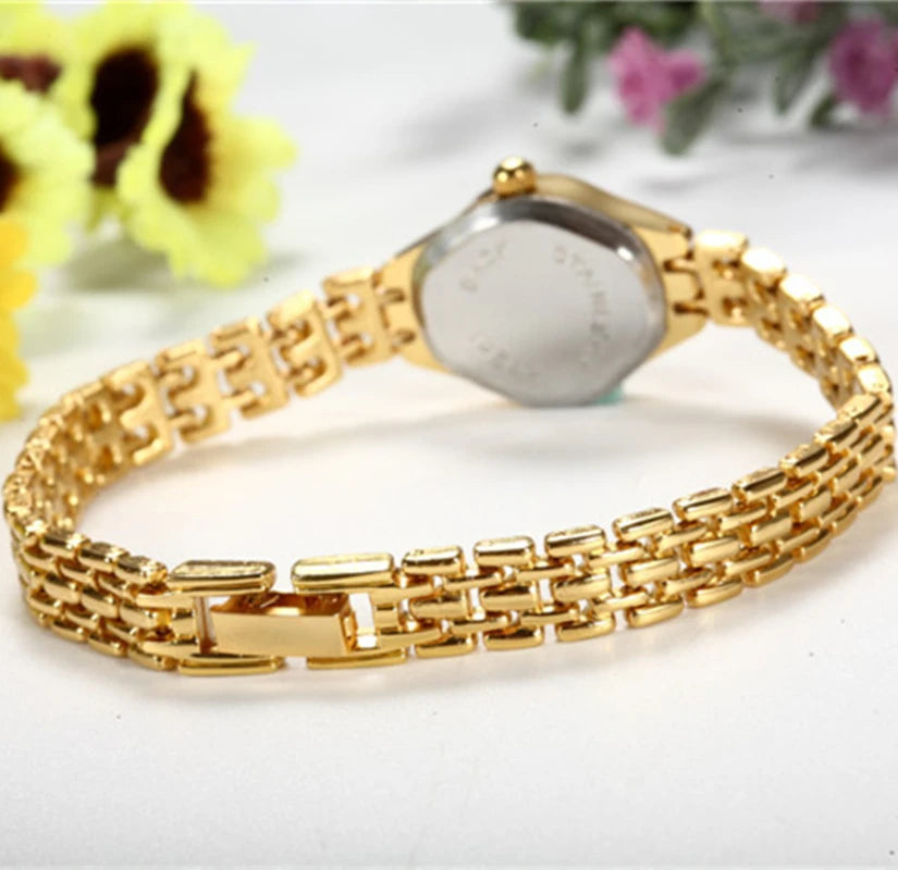 Women’s Gold Bracelet Quartz Watch