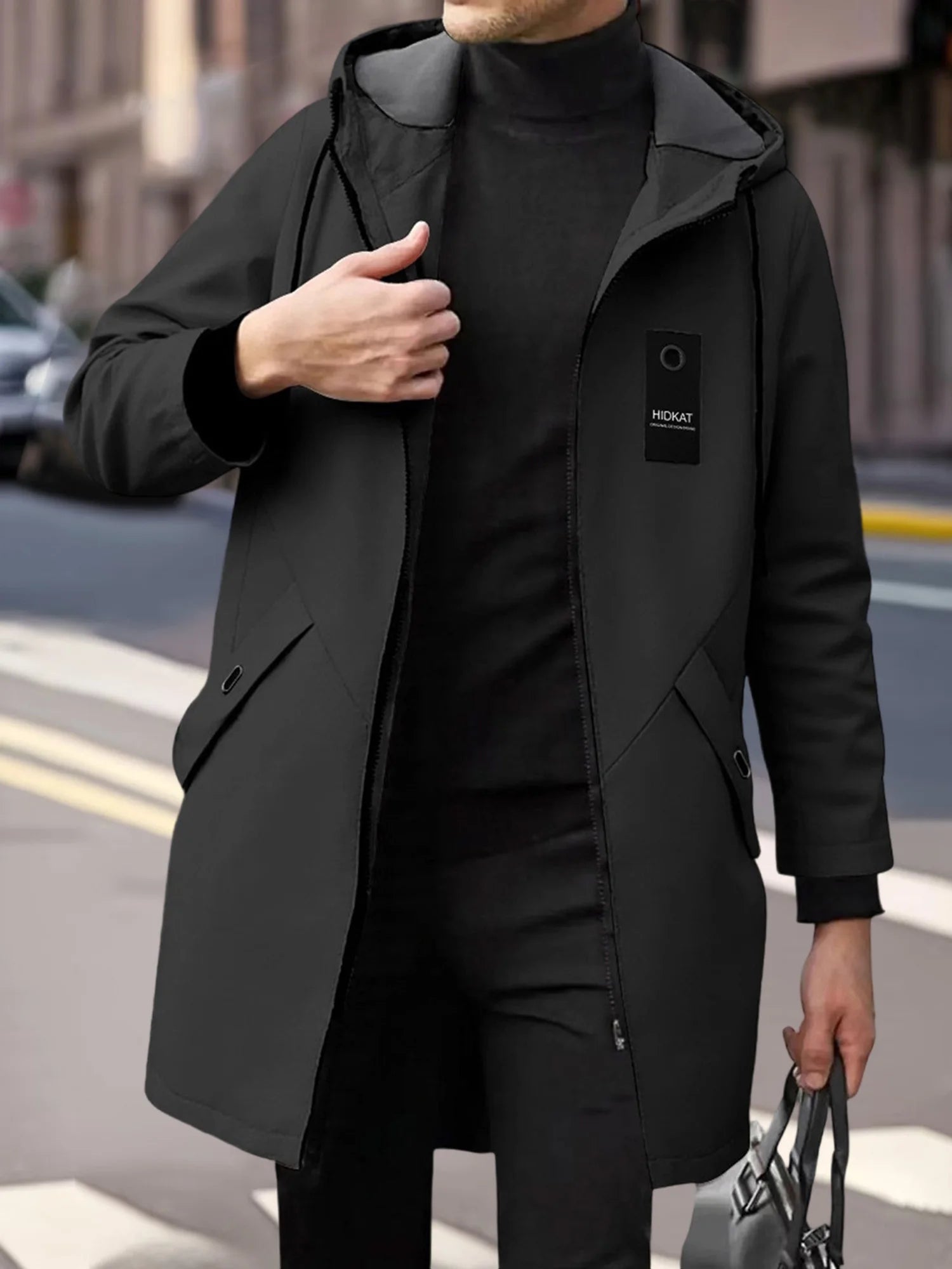 Men's Double-Breasted Trench